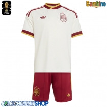 Maglie da calcio Spagna Seconda Maglia Bambino Mondiali 2026  Manica Corta + Pantaloni corti)